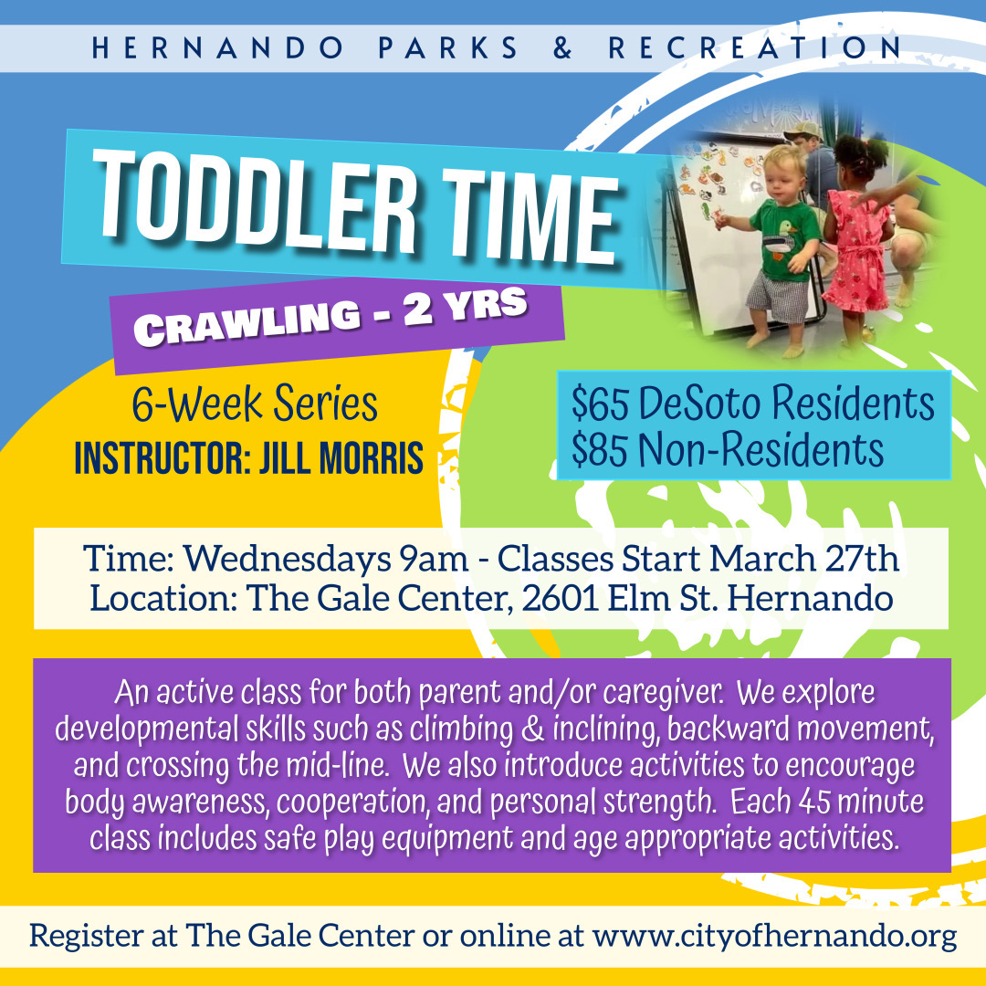Toddler Time Flyer Spring 2024